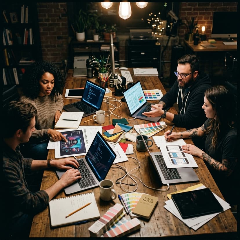 Brand building and strategy team